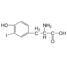 3-碘-L-酪氨酸結(jié)構(gòu)式