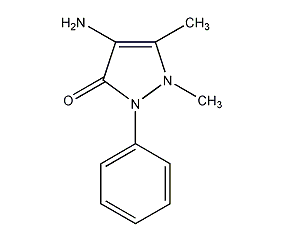 4-氨基安替比林結(jié)構(gòu)式